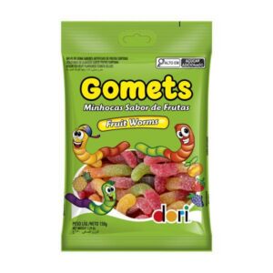 GOMETS GUSANOS DE FRUTAS 150G