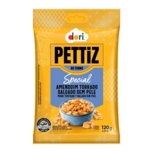 MANI PETTIZ ESPECIAL TOSTADO SALADO SIN PIEL 120G
